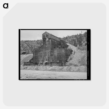 アートポストカード-Abandoned Gold Mill
 - ラッセル リー Postcard.