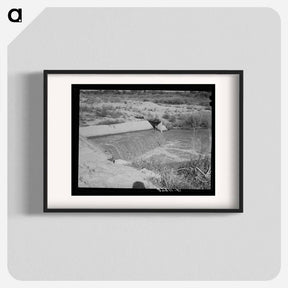 アートポスター-Irrigation Canal, New Mexico
 - ラッセル リー Poster.