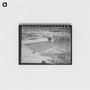 アートメモ帳-Irrigation Canal, New Mexico
 - ラッセル リー Memo.