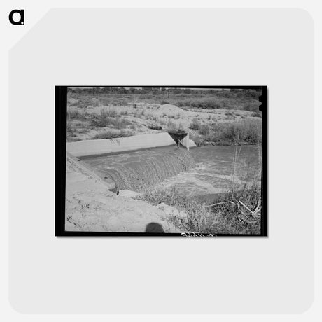 アートポストカード-Irrigation Canal, New Mexico
 - ラッセル リー Postcard.