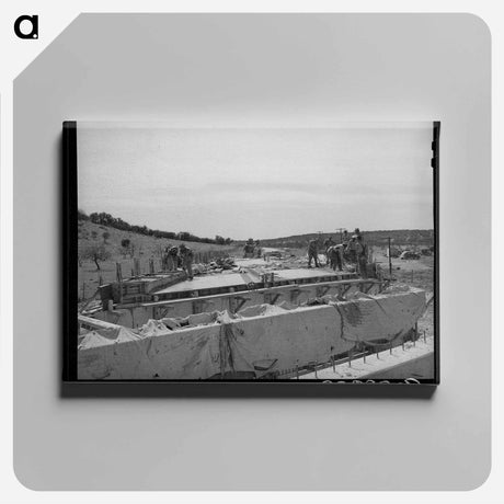 アートパネル-Bridge Builders of Menard County
 - ラッセル リー Canvas.
