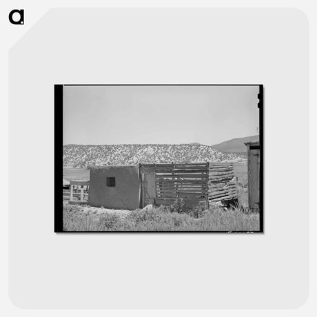 アートポストカード-Chamisal Chicken Coop
 - ラッセル リー Postcard.