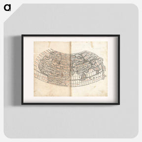 アートポスター-The World
 - ボストン公共図書館 Poster.