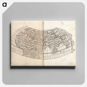 アートパネル-The World
 - ボストン公共図書館 Canvas.