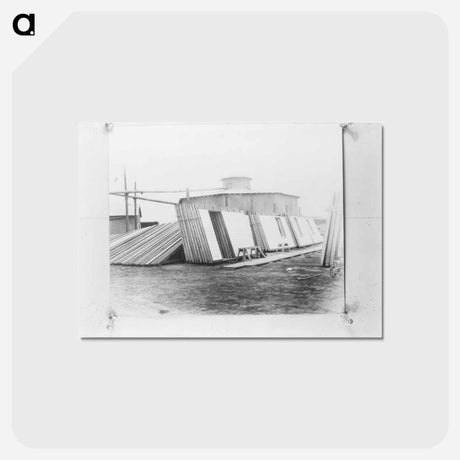 アートポストカード-Prefabricated Sections, La Forge
 - ラッセル リー Postcard.