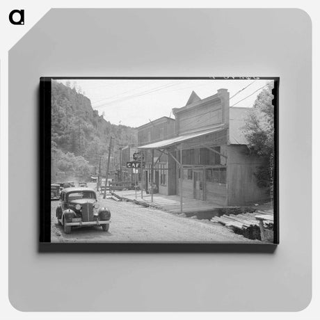 アートパネル-Mogollon Main Street
 - ラッセル リー Canvas.