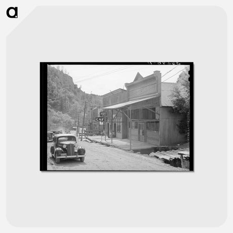 アートポストカード-Mogollon Main Street
 - ラッセル リー Postcard.