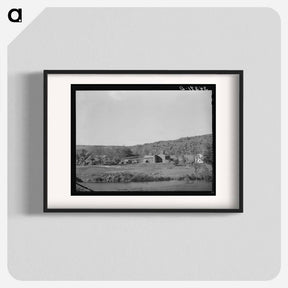 アートポスター-Farmstead along U.S. 7
 - ラッセル リー Poster.