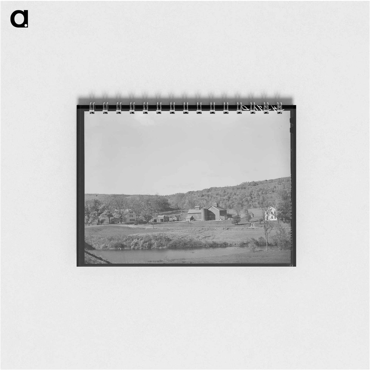 アートメモ帳-Farmstead along U.S. 7
 - ラッセル リー Memo.