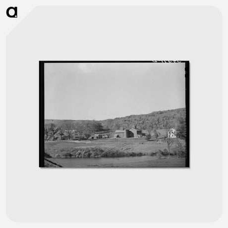 アートポストカード-Farmstead along U.S. 7
 - ラッセル リー Postcard.