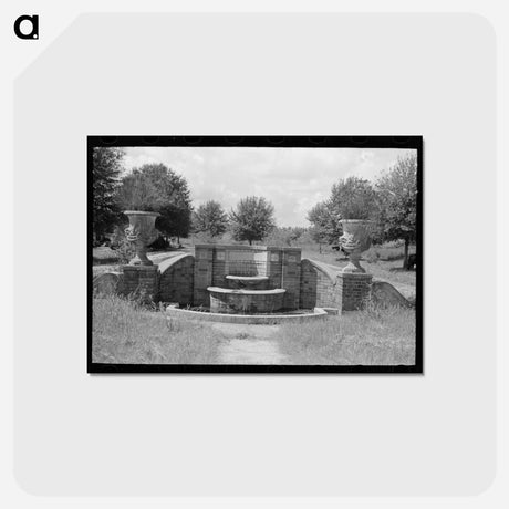 アートポストカード-Riverside Park Entrance
 - ラッセル リー Postcard.