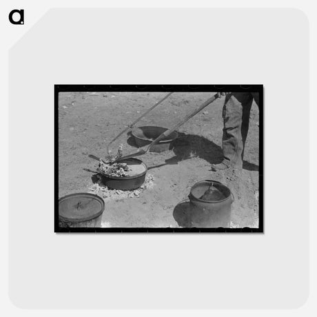 アートポストカード-Dutch Oven Bread
 - ラッセル リー Postcard.