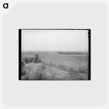 アートポストカード-Farming Land in Mills County
 - ラッセル リー Postcard.