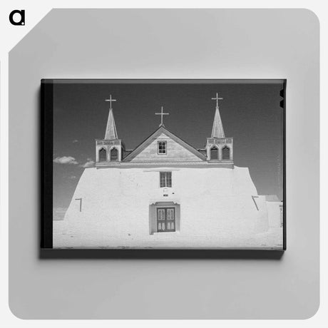 アートパネル-Isleta Church
 - ラッセル リー Canvas.