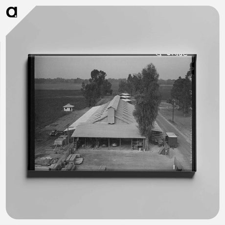 アートパネル-Warehouse at Mineral King Cooperative Farm
 - ラッセル リー Canvas.