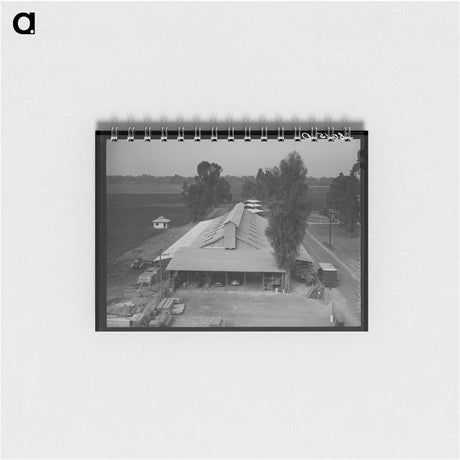 アートメモ帳-Warehouse at Mineral King Cooperative Farm
 - ラッセル リー Memo.