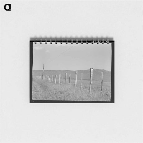 アートメモ帳-Cruzen Ranch Fence
 - ラッセル リー Memo.
