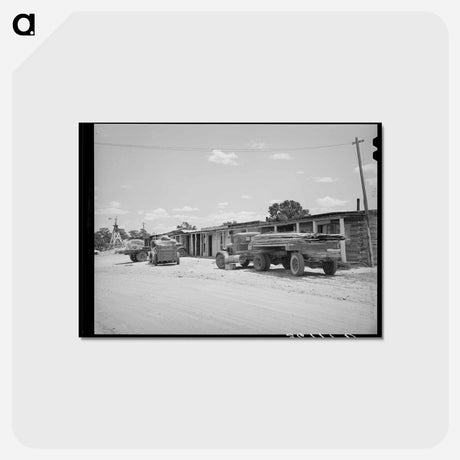アートポストカード-Pie Town Trucks
 - ラッセル リー Postcard.
