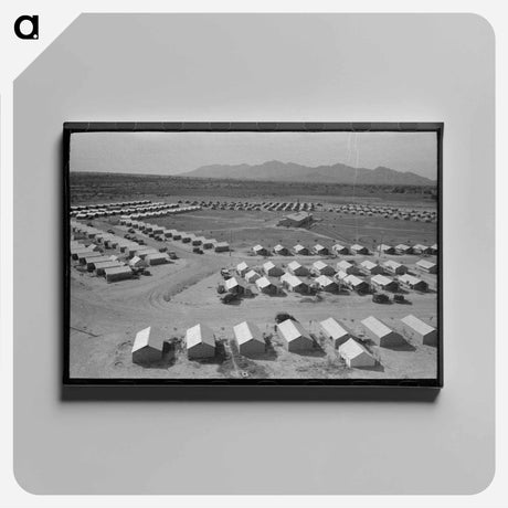 アートパネル-Agua Fria Migratory Labor Camp View
 - ラッセル リー Canvas.