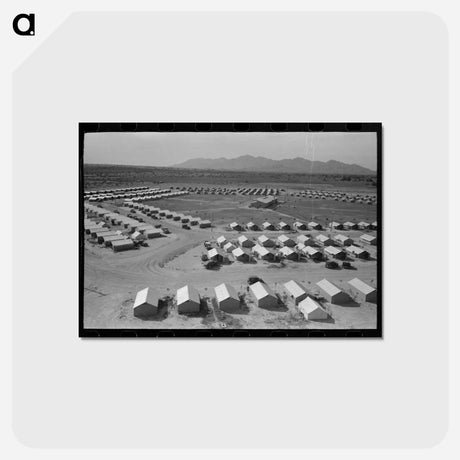 アートポストカード-Agua Fria Migratory Labor Camp View
 - ラッセル リー Postcard.