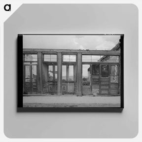 アートパネル-Ghost Town Shells
 - ラッセル リー Canvas.