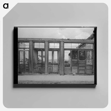 アートパネル-Ghost Town Shells
 - ラッセル リー Canvas.