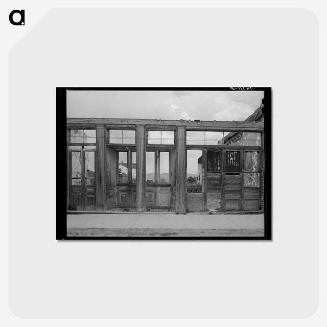 アートポストカード-Ghost Town Shells
 - ラッセル リー Postcard.