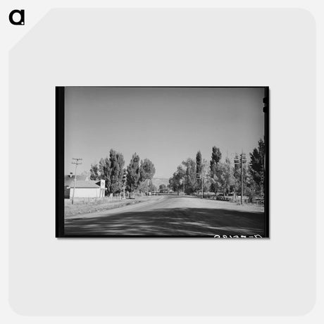 アートポストカード-Highway 89, Garfield County
 - ラッセル リー Postcard.