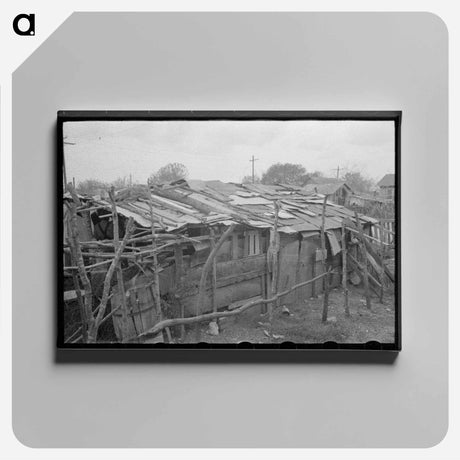 アートパネル-San Antonio Squatters
 - ラッセル リー Canvas.