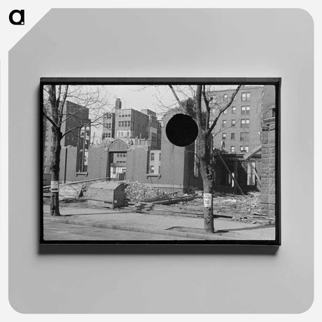 アートパネル-Wrecking Building, I Street, Washington, D.C.
 - ラッセル リー Canvas.