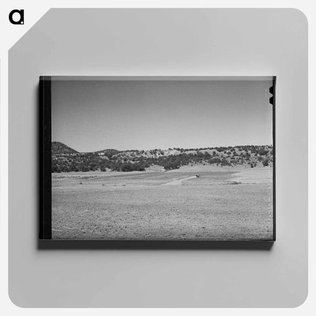 アートパネル-Plowing Farmland, Pie Town
 - ラッセル リー Canvas.