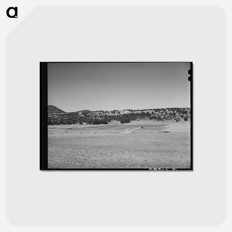 アートポストカード-Plowing Farmland, Pie Town
 - ラッセル リー Postcard.