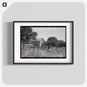 アートポスター-Abandoned House and Cornfield
 - ラッセル リー Poster.