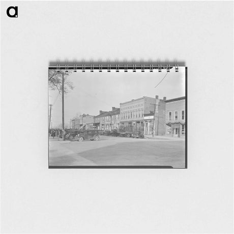 アートメモ帳-Main Street, Shawneetown
 - ラッセル リー Memo.