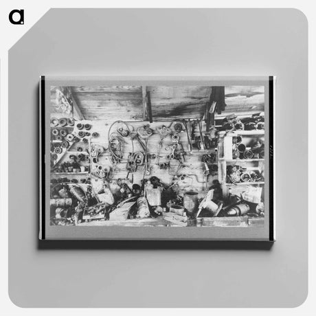 アートパネル-Abbeville Junkyard
 - ラッセル リー Canvas.