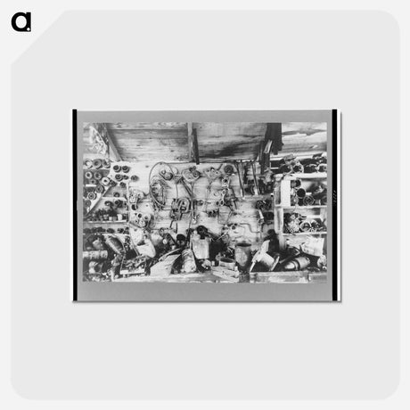 アートポストカード-Abbeville Junkyard
 - ラッセル リー Postcard.