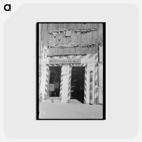 アートポストカード-Barbershop, San Antonio
 - ラッセル リー Postcard.