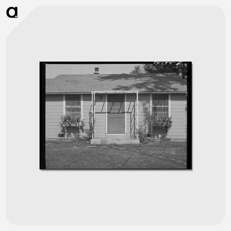 アートポストカード-Farm Worker's House
 - ラッセル リー Postcard.