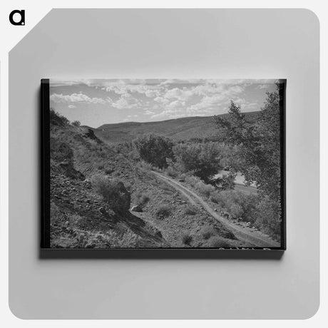 アートパネル-Santa Clara Roads
 - ラッセル リー Canvas.