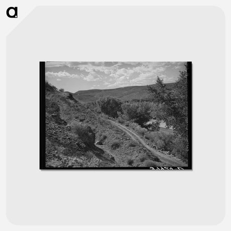 アートポストカード-Santa Clara Roads
 - ラッセル リー Postcard.