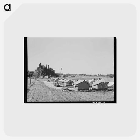アートポストカード-FSA Migratory Labor Camp
 - ラッセル リー Postcard.
