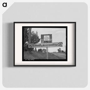 アートポスター-Yakima County Highway Signs
 - ラッセル リー Poster.