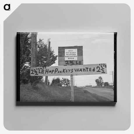 アートパネル-Yakima County Highway Signs
 - ラッセル リー Canvas.