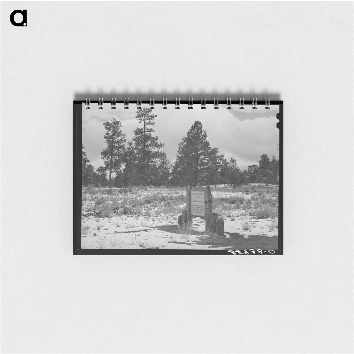 アートメモ帳-Snow on the Continental Divide
 - ラッセル リー Memo.