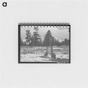 アートメモ帳-Snow on the Continental Divide
 - ラッセル リー Memo.