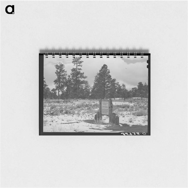 アートメモ帳-Snow on the Continental Divide
 - ラッセル リー Memo.