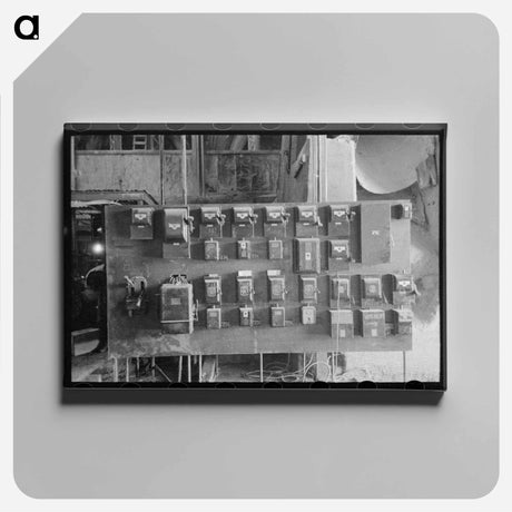 アートパネル-Switchboard at Gold Mine
 - ラッセル リー Canvas.