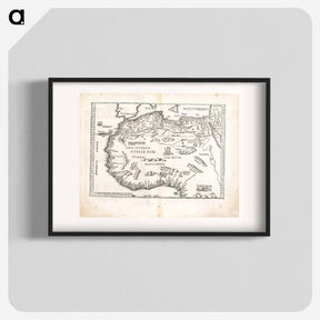 アートポスター-Tab. mo. primae partis Aphricae, et tabula secunde partis Aphricae
 - ボストン公共図書館 Poster.