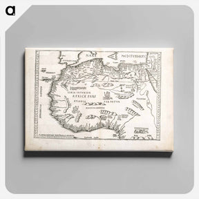 アートパネル-Tab. mo. primae partis Aphricae, et tabula secunde partis Aphricae
 - ボストン公共図書館 Canvas.