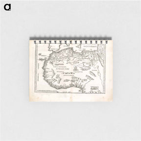アートメモ帳-Tab. mo. primae partis Aphricae, et tabula secunde partis Aphricae
 - ボストン公共図書館 Memo.